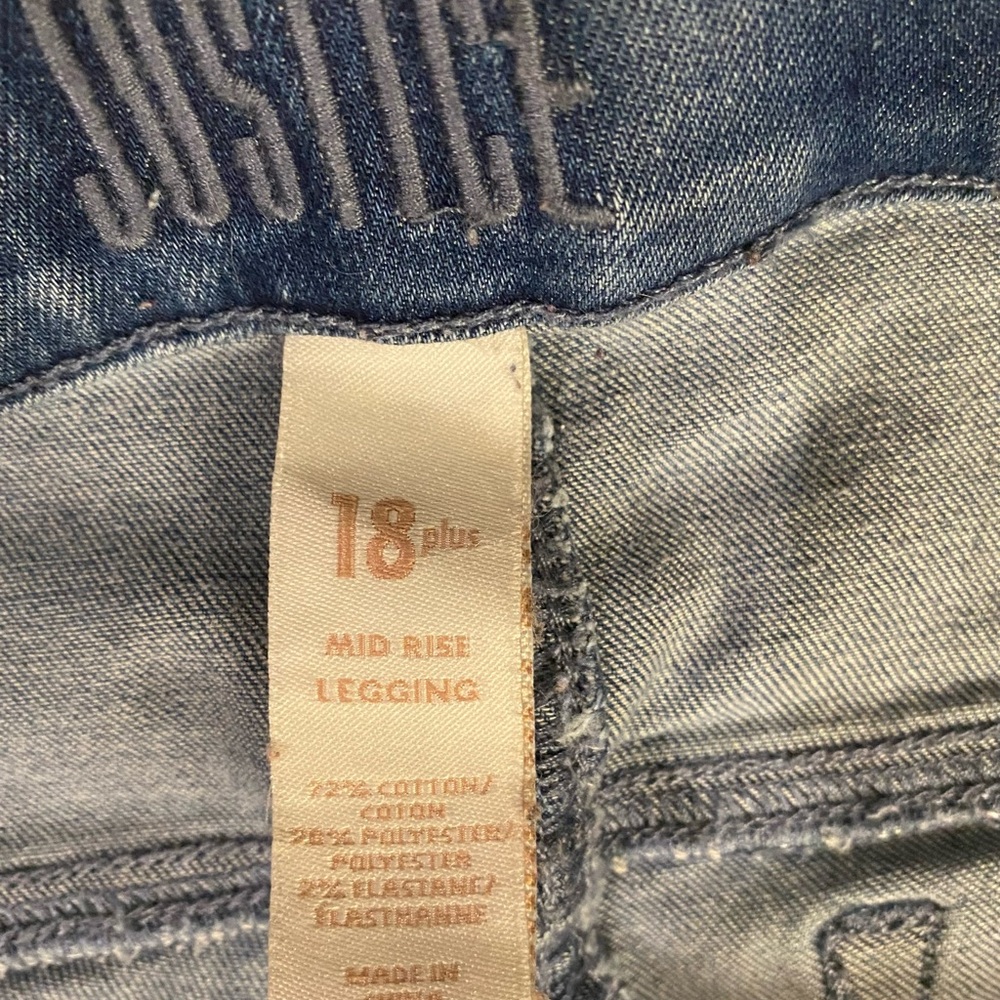 Justice girls jeans, size 18 plus - Picture 5 of 5
